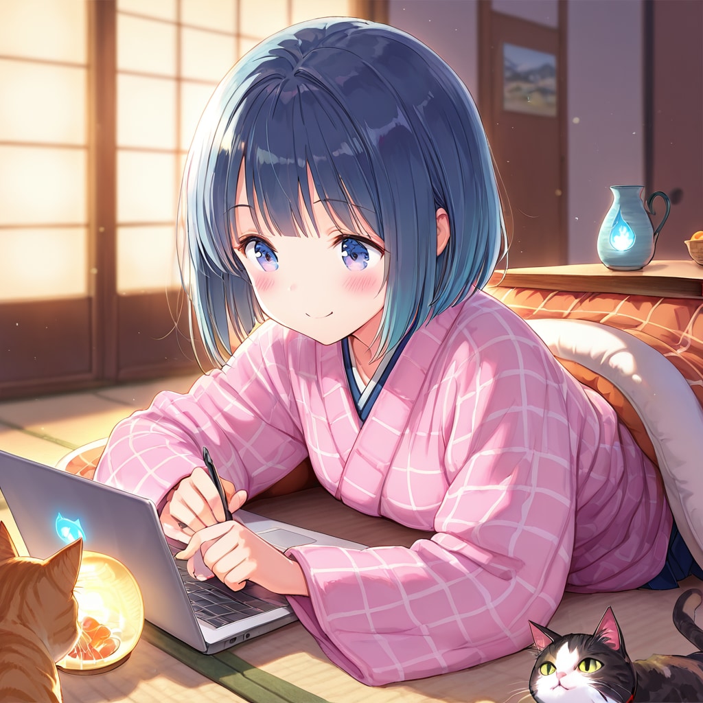 こたつの中の秘密基地