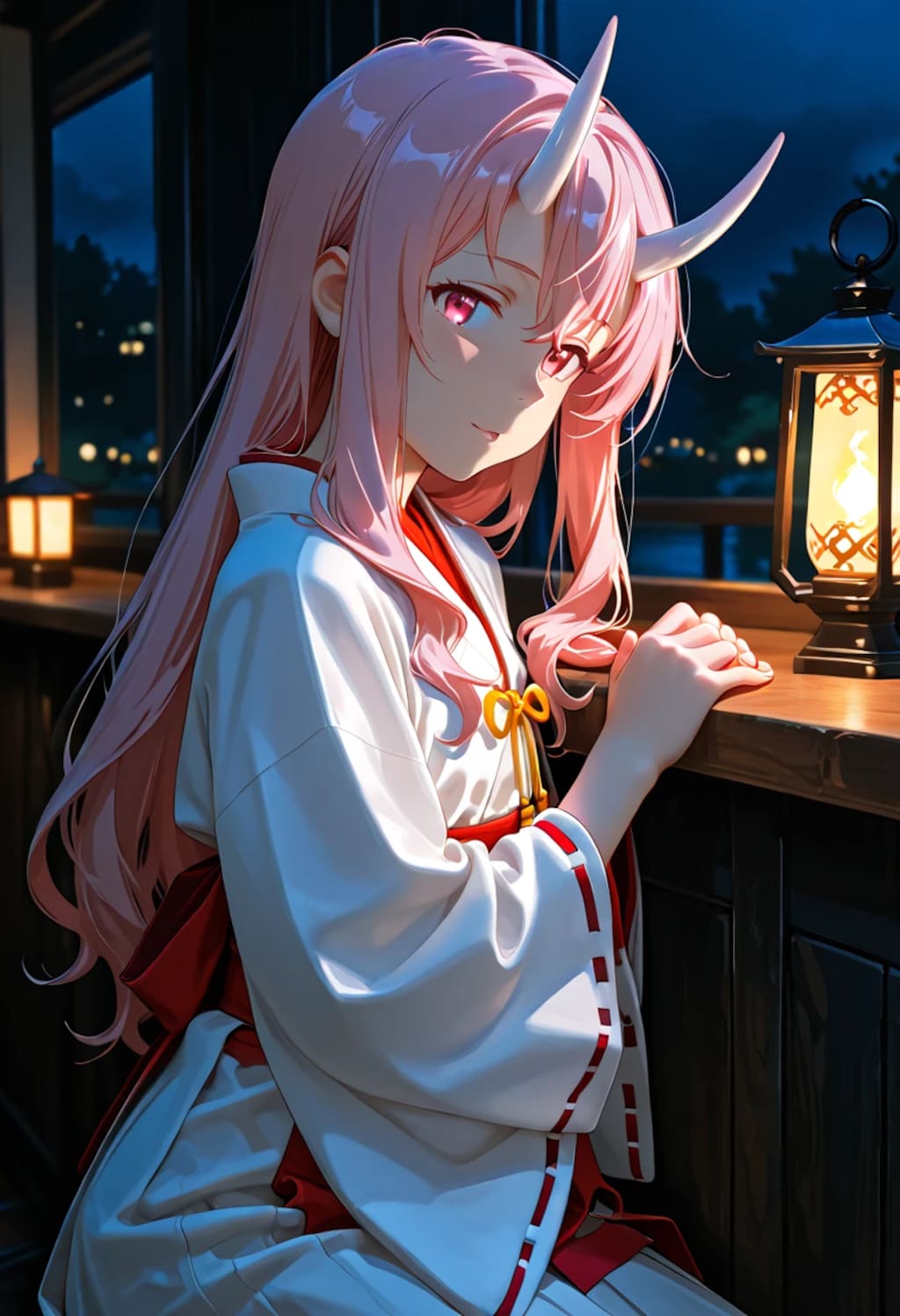 鬼巫女と飲む