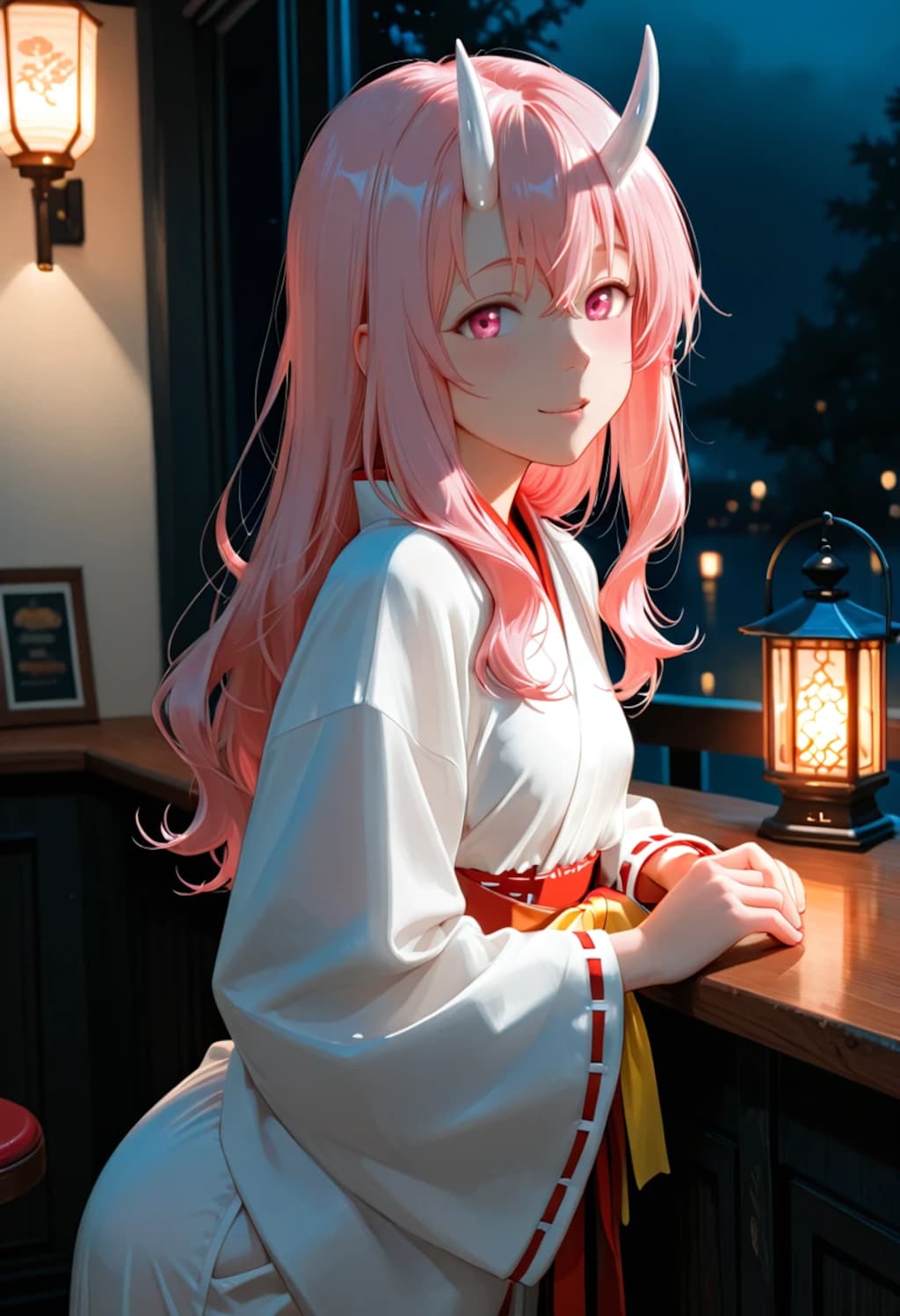 鬼巫女と飲む