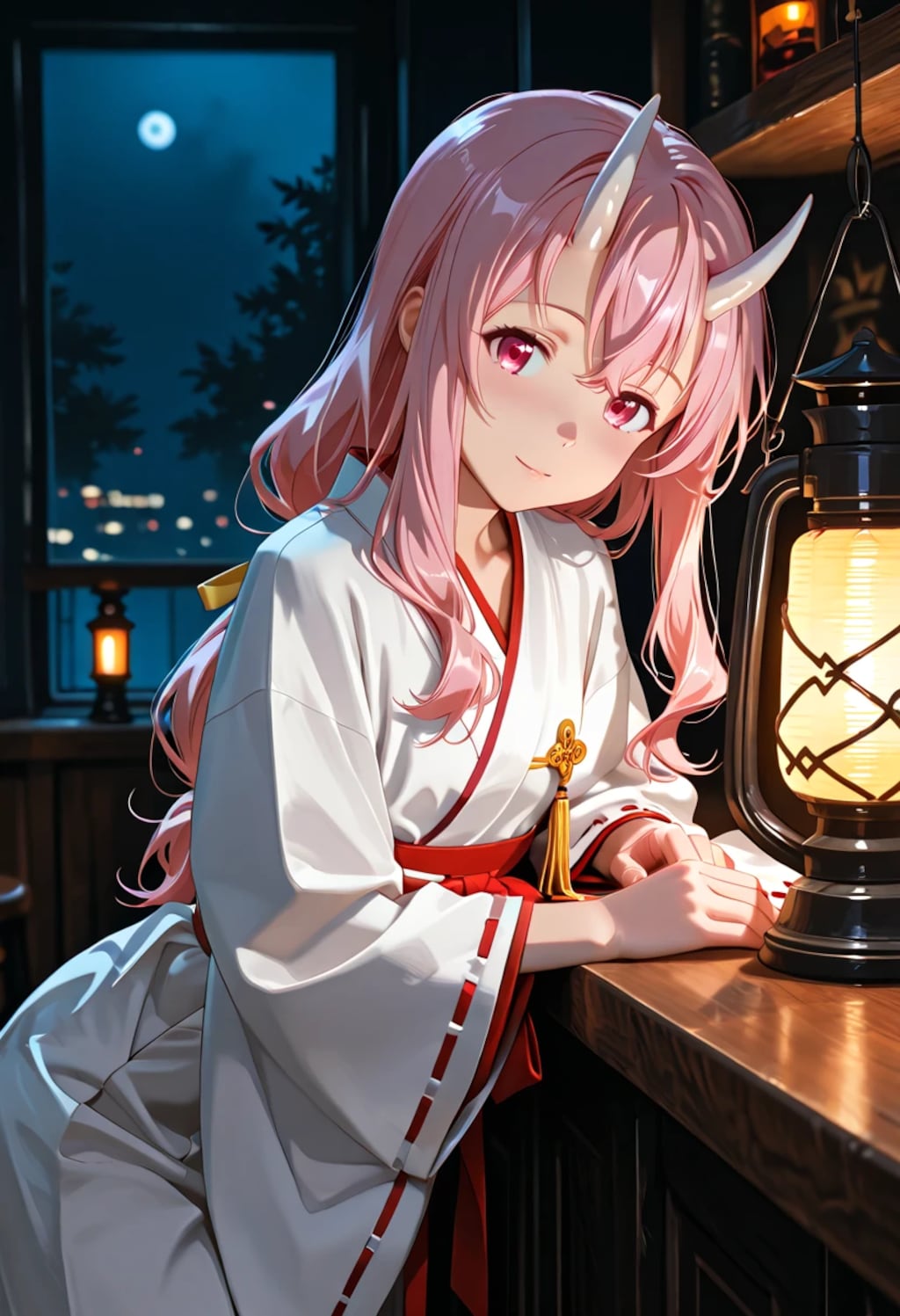 鬼巫女と飲む