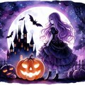 水彩画ハロウィン 3枚目