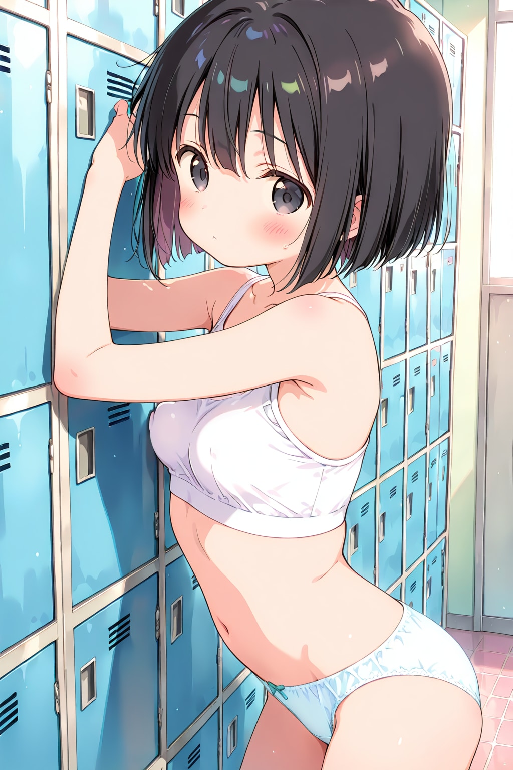 少し大きめな女の子