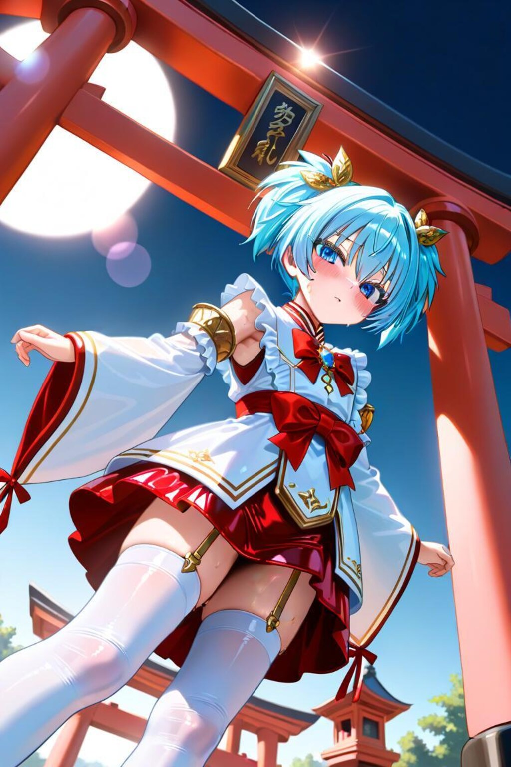 暗殺教室　潮田渚　巫女服