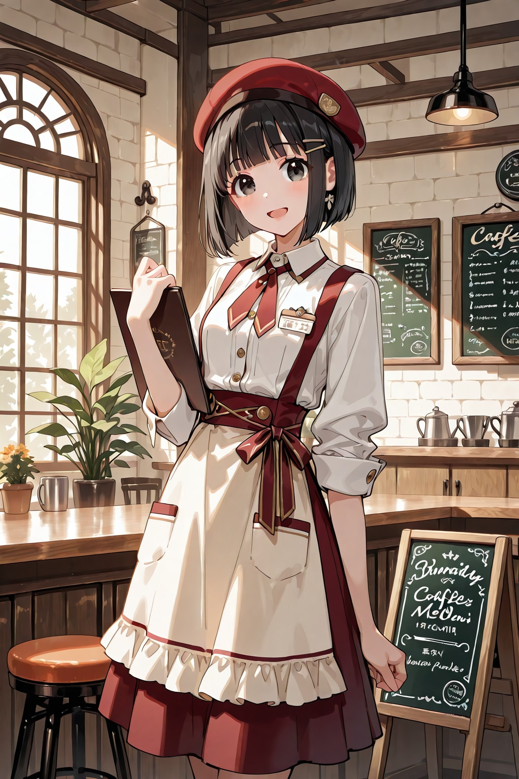 妹ちゃん✨カフェへようこそ‼️🥰☕️✨３９８ | の人気AIイラスト・グラビア