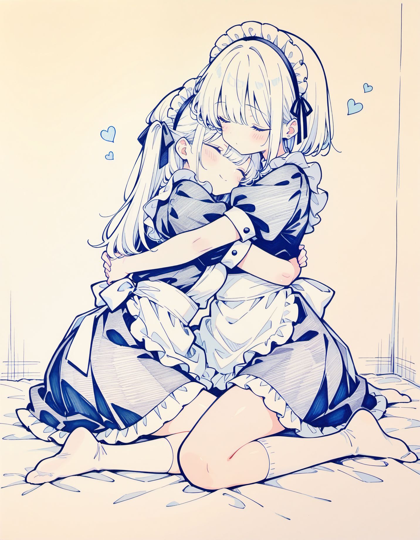 メイドスケッチ2 | の人気AIイラスト・グラビア