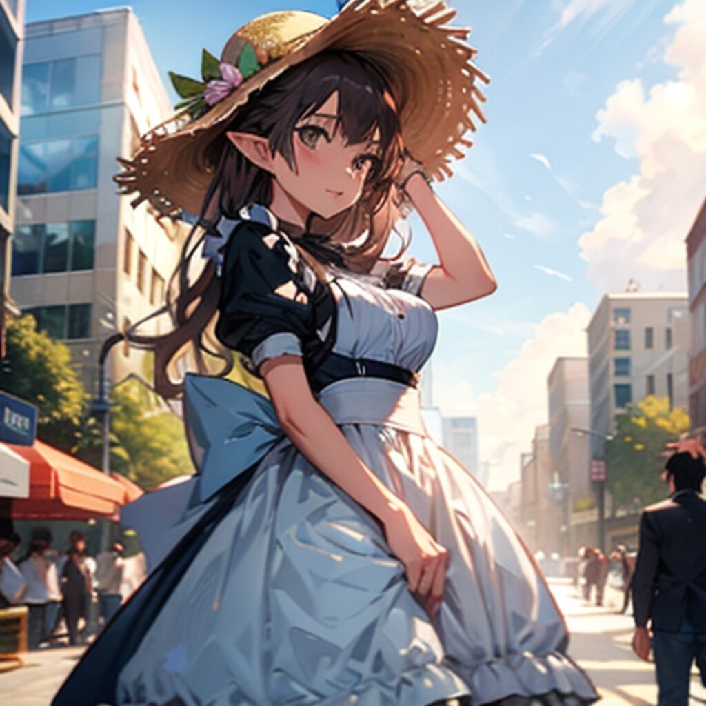 お出かけエルフメイド251009