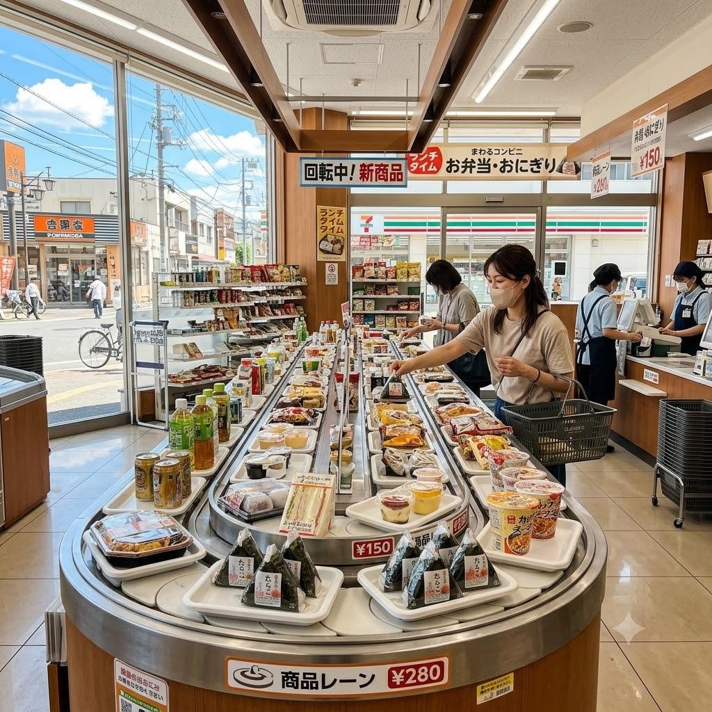 回転寿司っぽいコンビニ