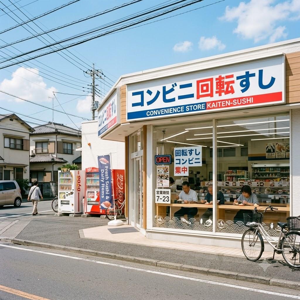 回転寿司っぽいコンビニ