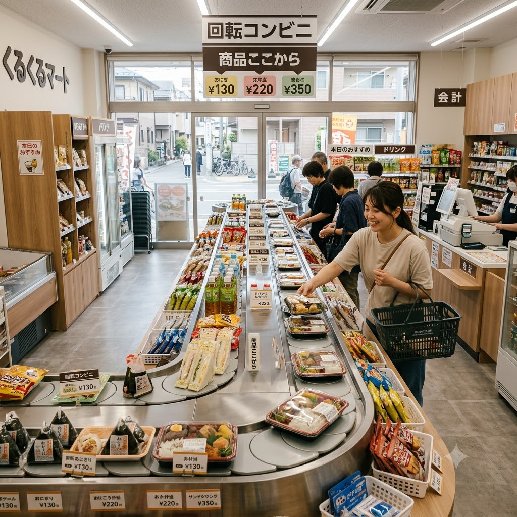 回転寿司っぽいコンビニ