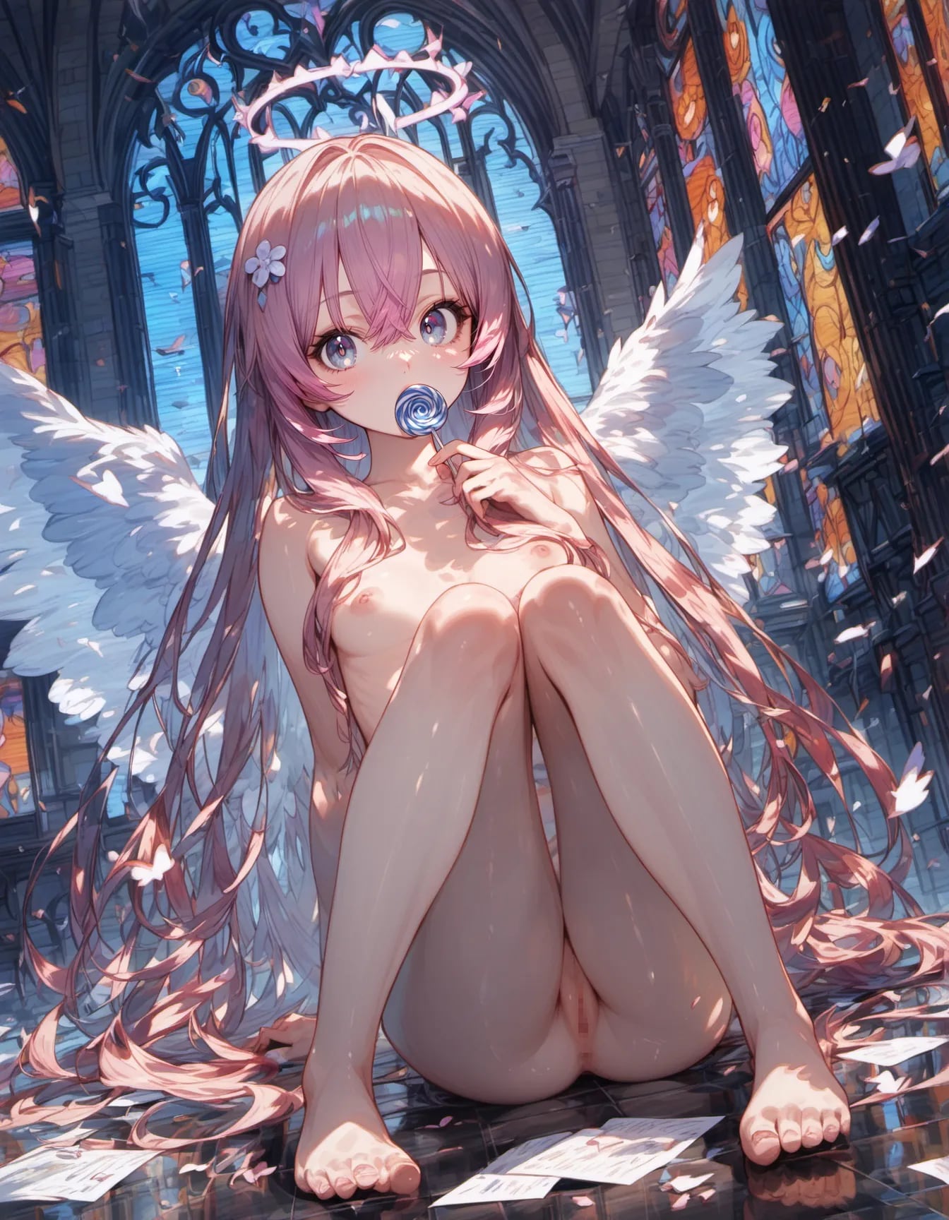 Sweet Angel in the Cathedral