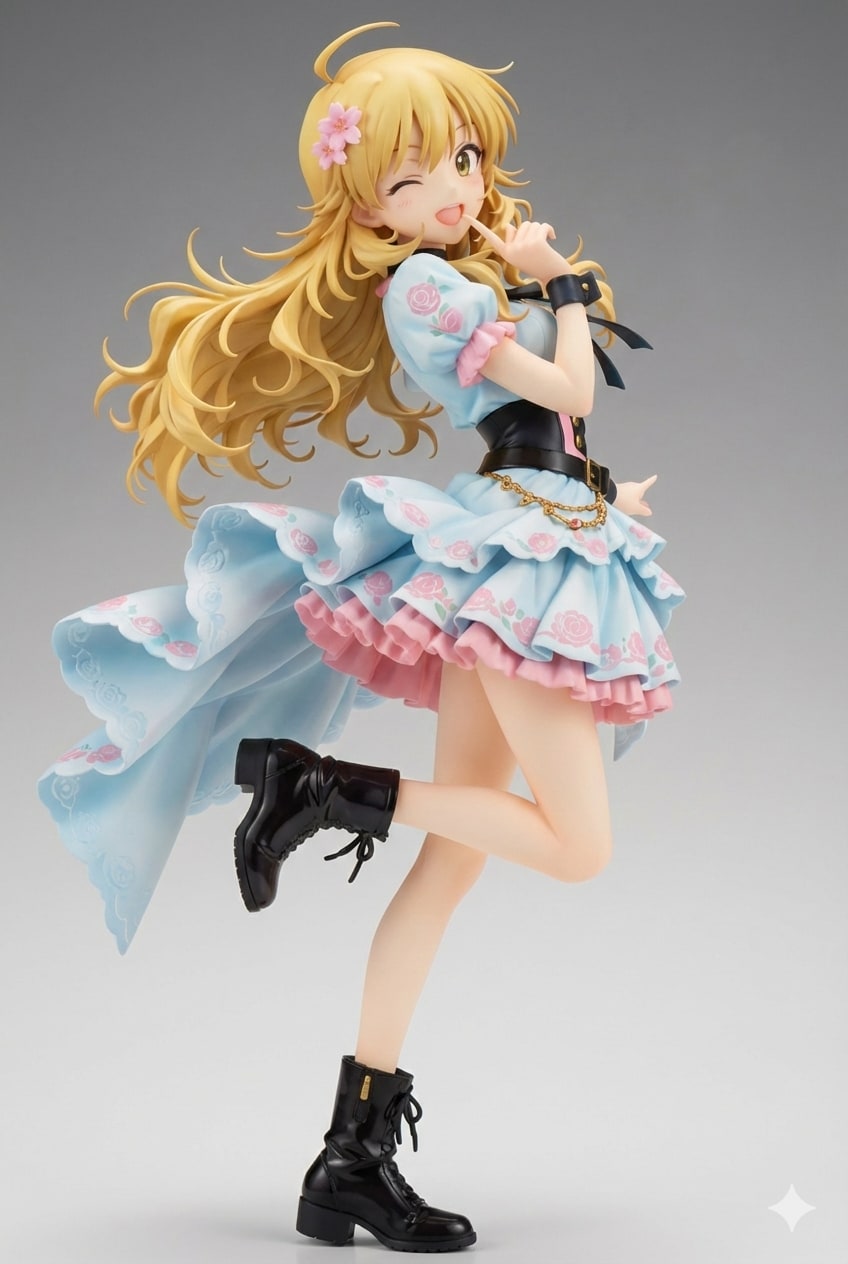 星井美希さんフィギュア完成しました*。ヾ(｡>ｖ<｡)ﾉﾞ*。
