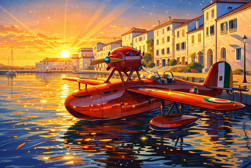 鈴木英人風のサボイア？(紅の豚の豚)