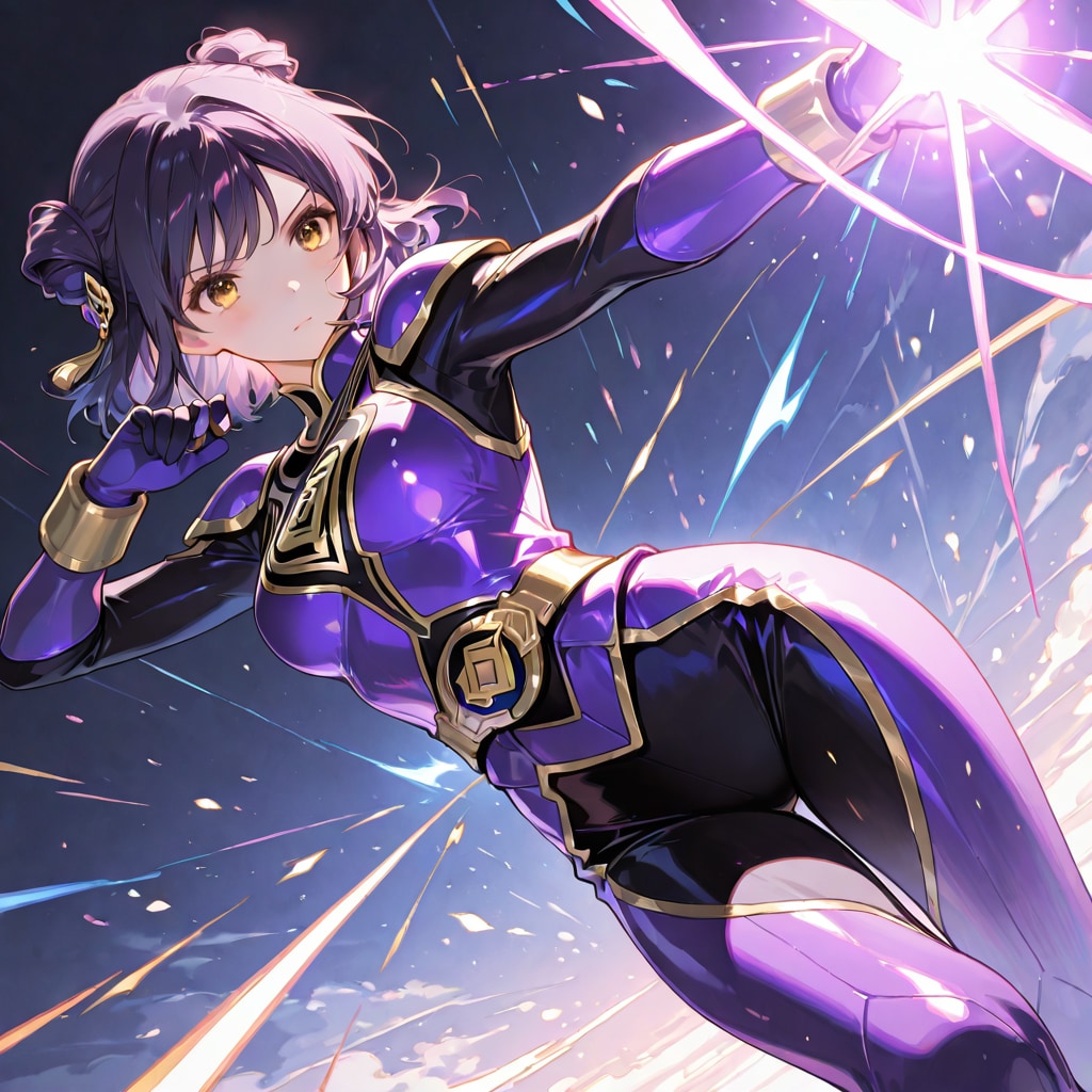 うちの子。戦隊パープル、松永紫苑