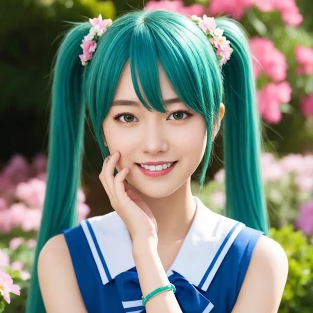初音ミクのコスプレ