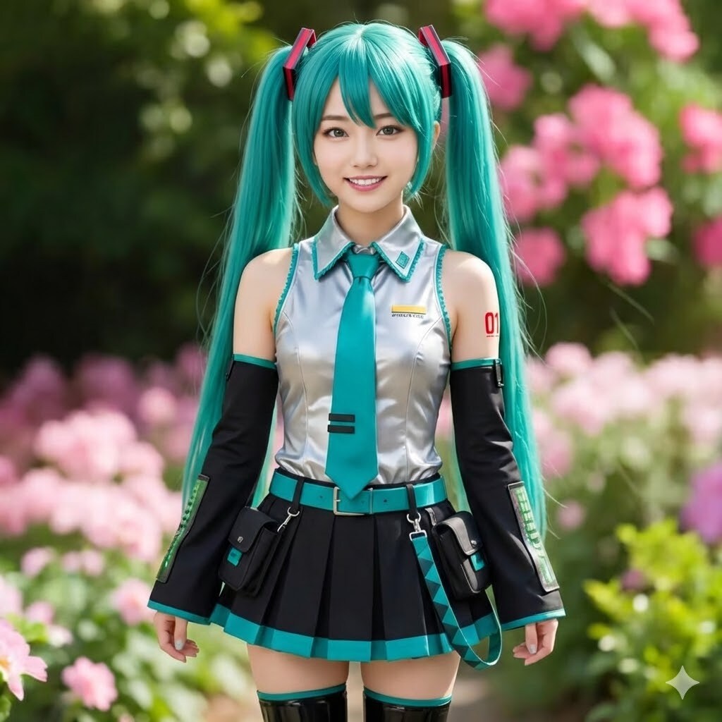 初音ミクのコスプレ | の人気AIイラスト・グラビア