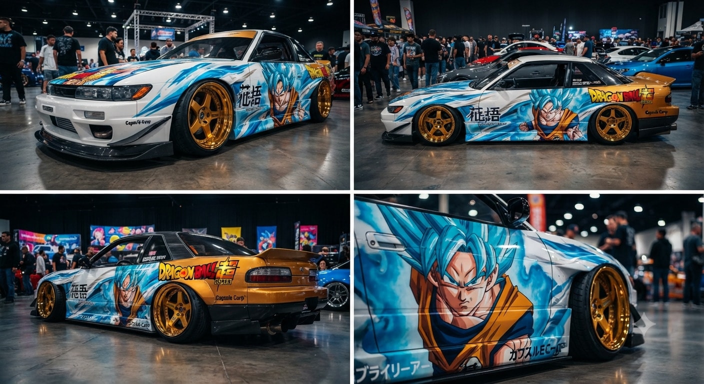 ドラゴンボール痛車S13 | の人気AIイラスト・グラビア