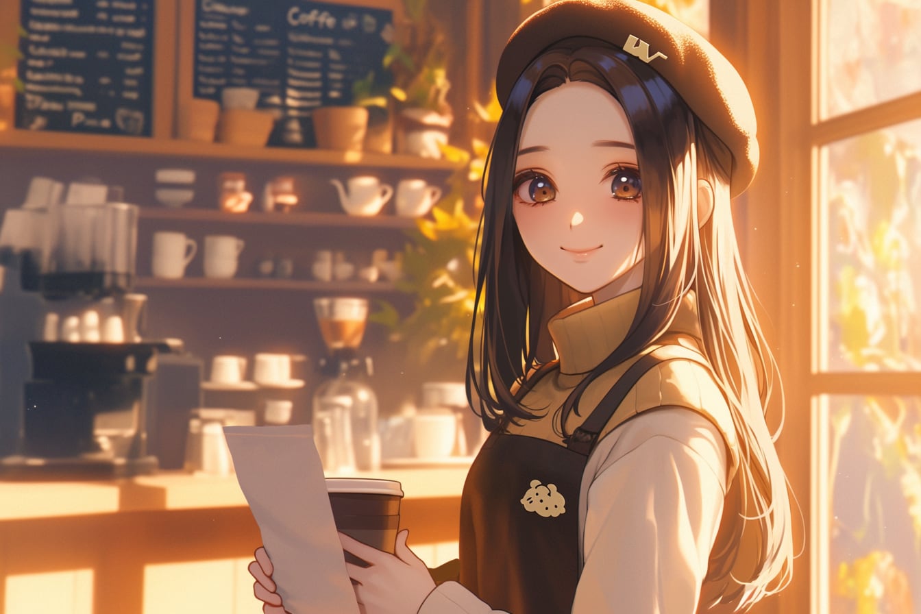 カフェのお姉さん☕✨81 | の人気AIイラスト・グラビア