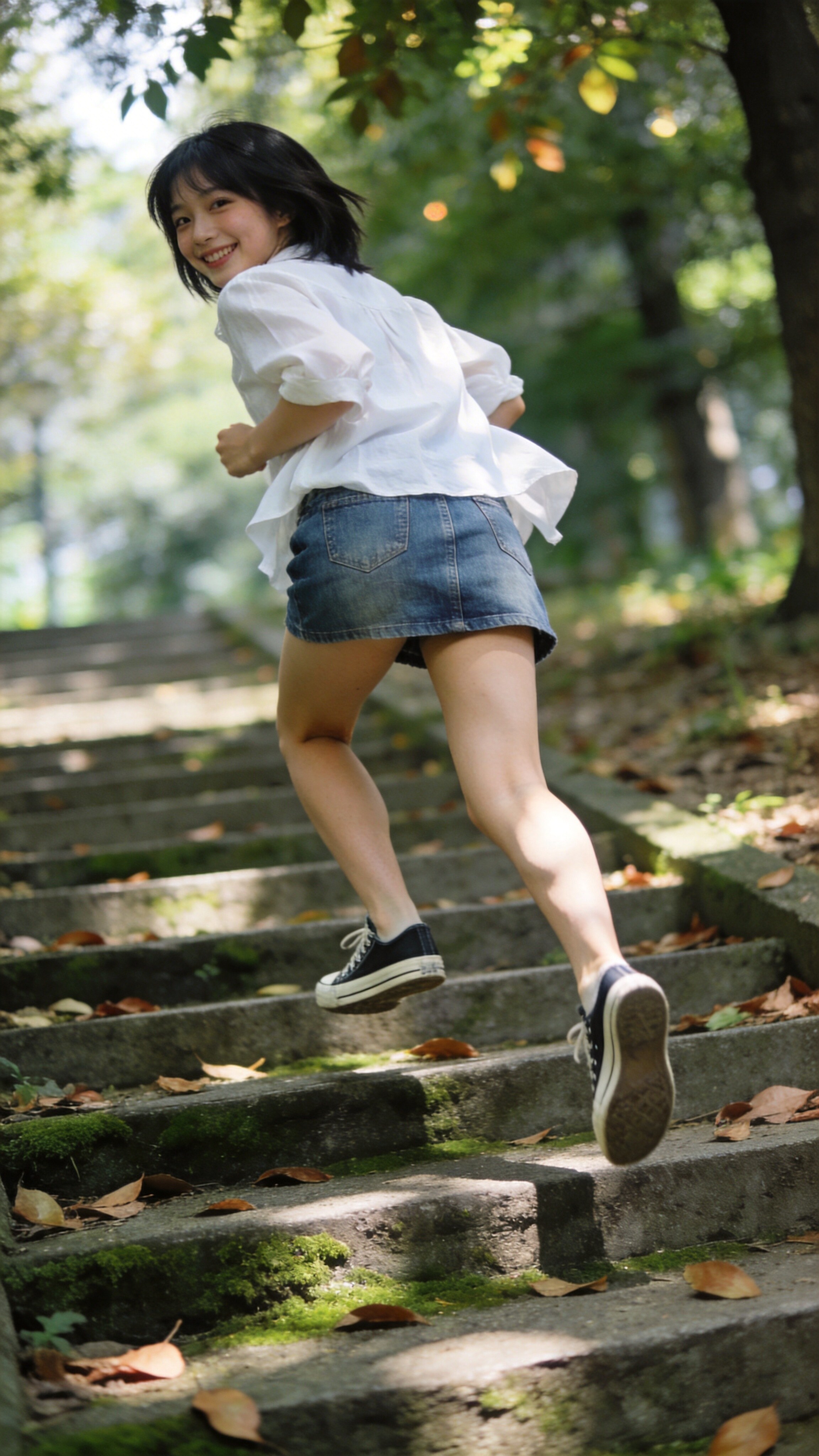 A Smile Left Behind in Motion