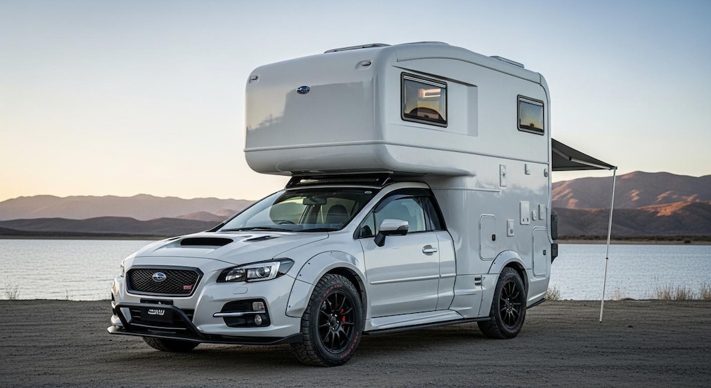 レヴォーグSTIキャンピングカー