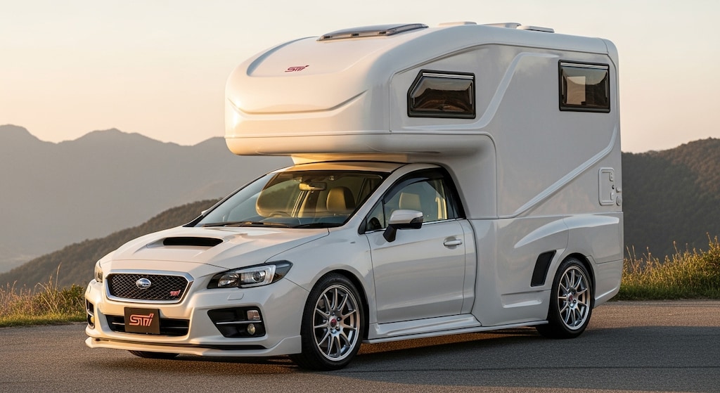 レヴォーグSTIキャンピングカー