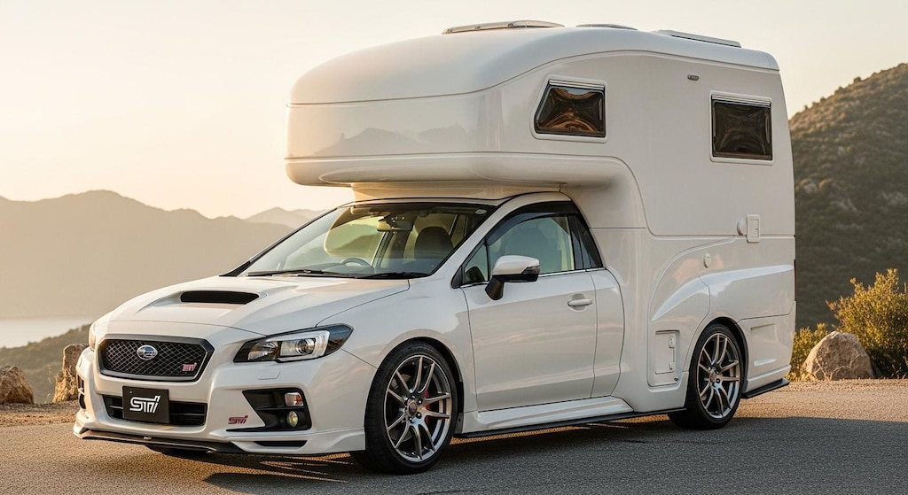 レヴォーグSTIキャンピングカー