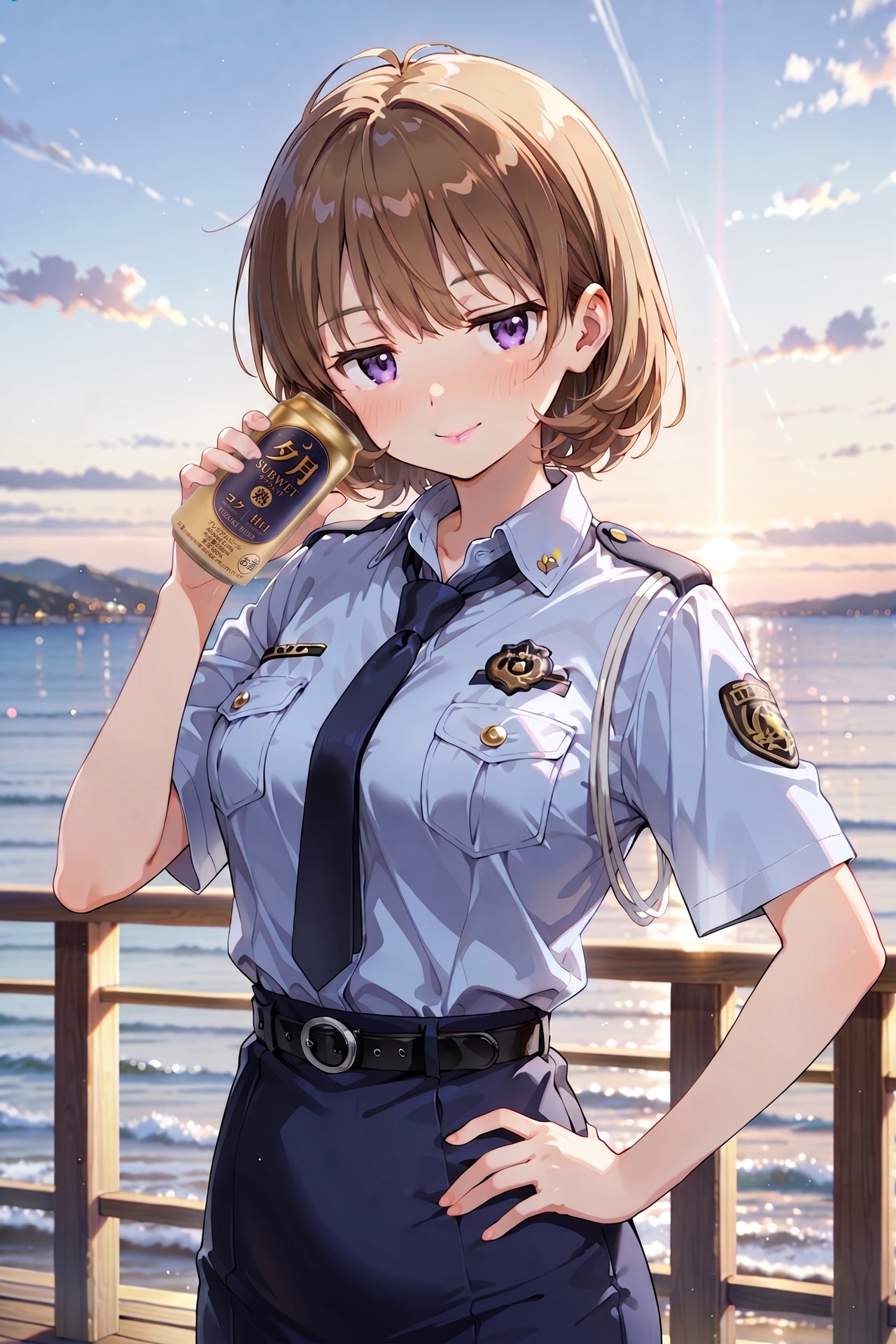 ジト目婦警さんとビール ～乾さつきのドライな日常～ Z728