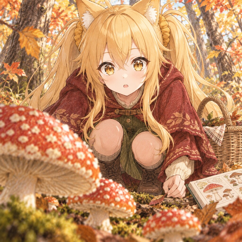 キノコ狩りのミラ