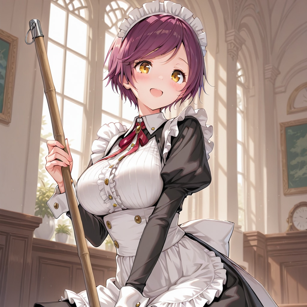 こんにちは（挨拶メイドの芽衣ちゃん）