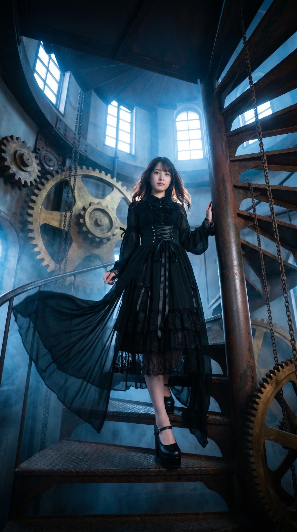 The Girl Beneath the Frozen Clock