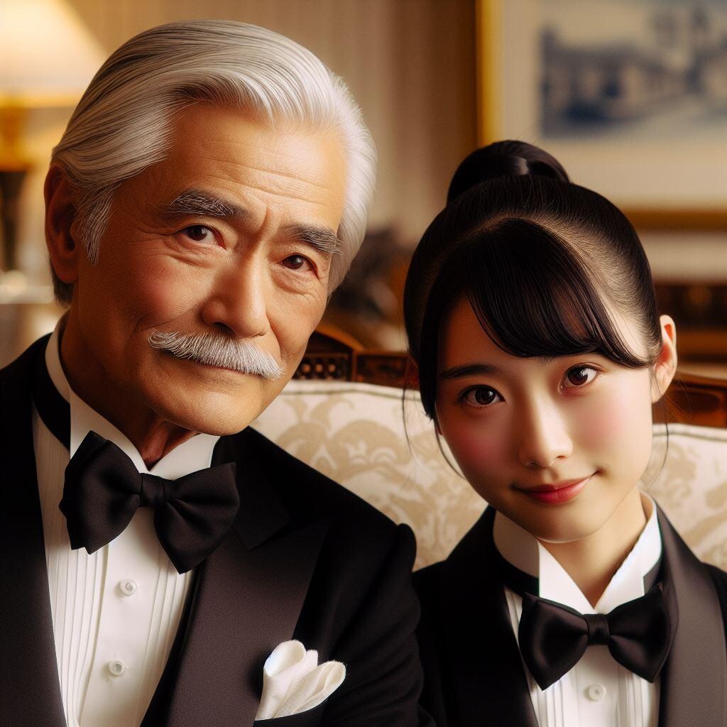 孫娘と2ショット