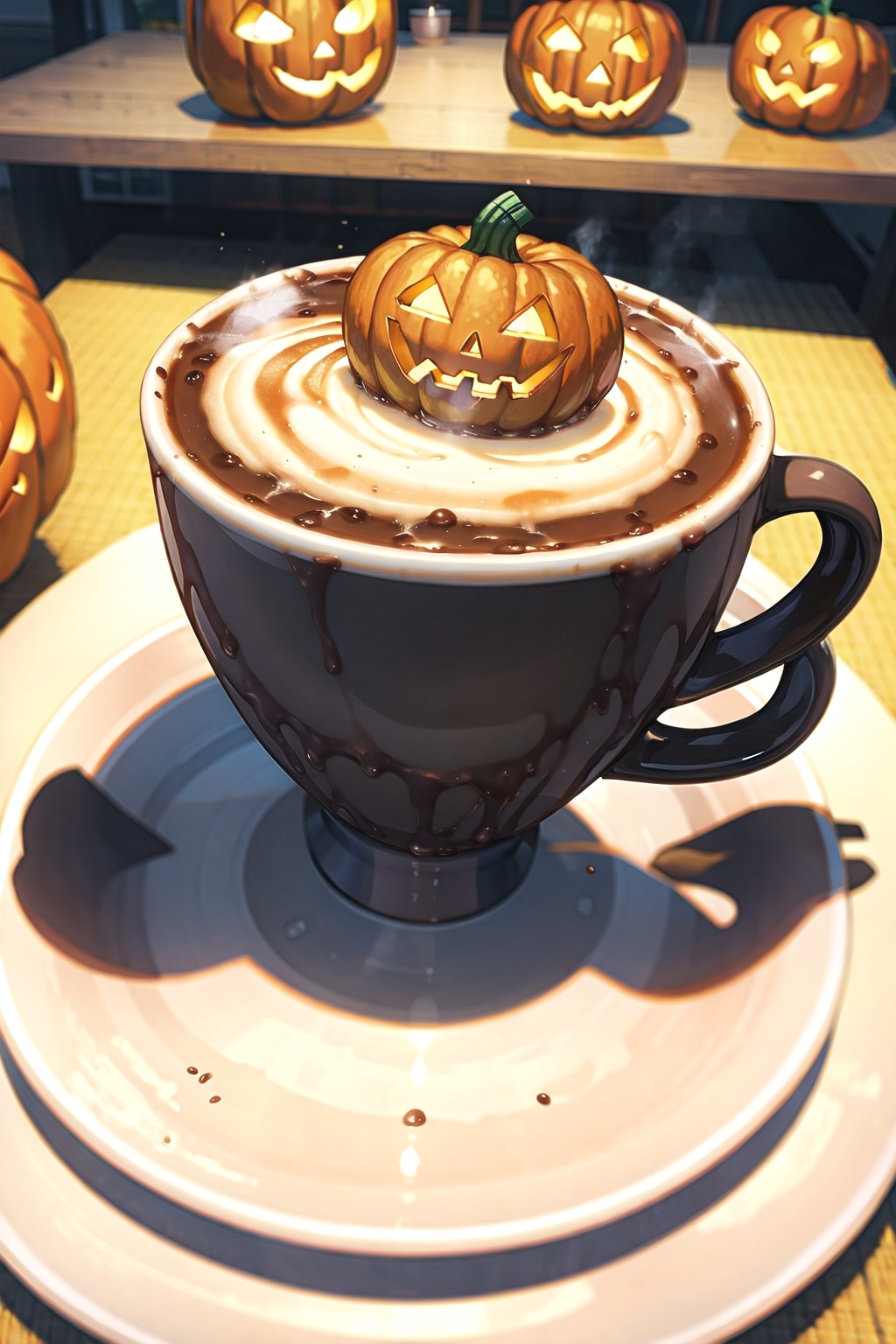 過ぎ去りしハロウィン・コーヒー | の人気AIイラスト・グラビア