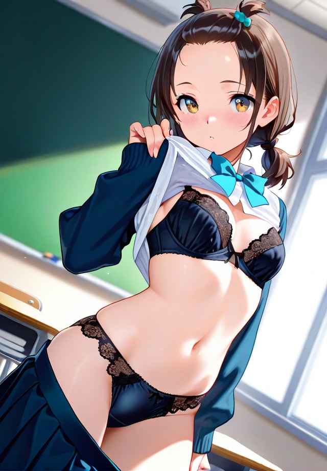 女子学生の着替え盗撮　#5