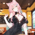 ハンバーガー食べる❓🐱🍔 4枚目