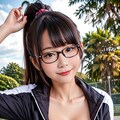 ジャージ眼鏡っ娘0222 6枚目