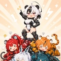 干支サイボーグ娘・超番外「パンダ」 2枚目