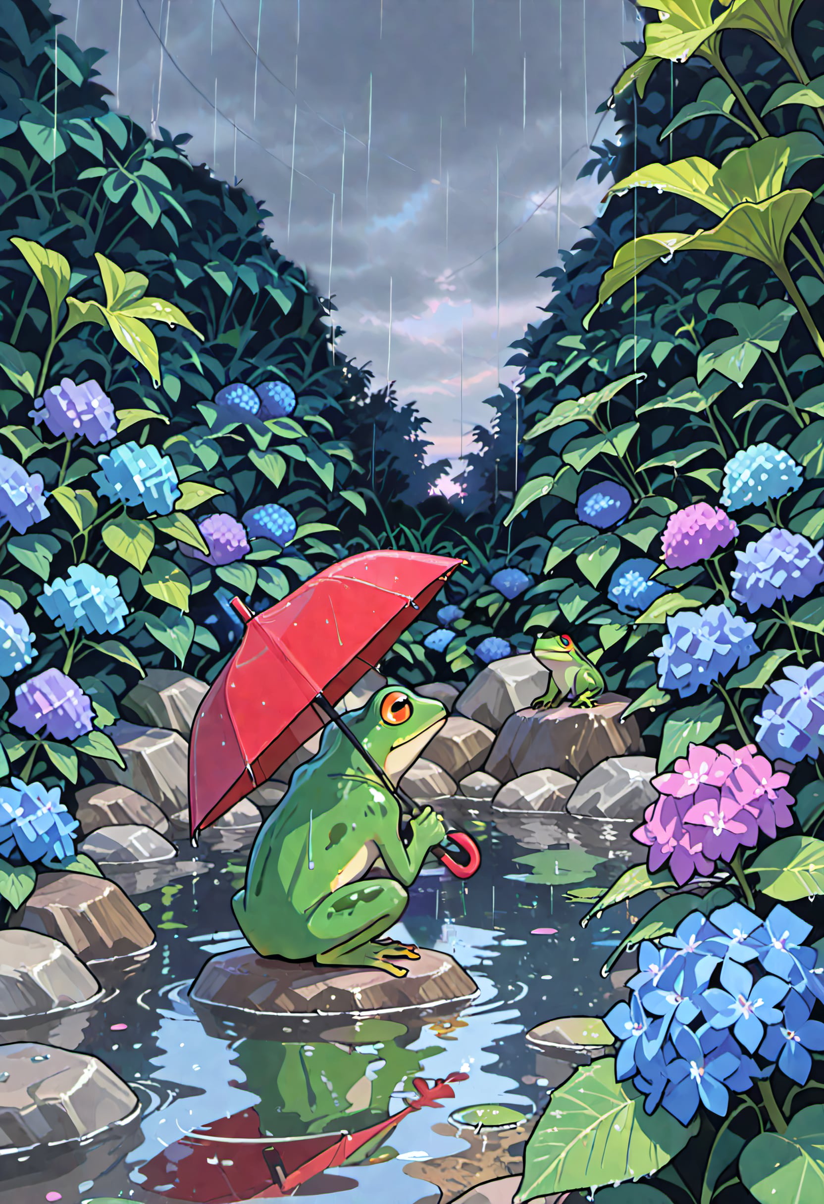 今日は本気で降るらしい