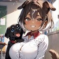 犬娘　白シャツ 3枚目