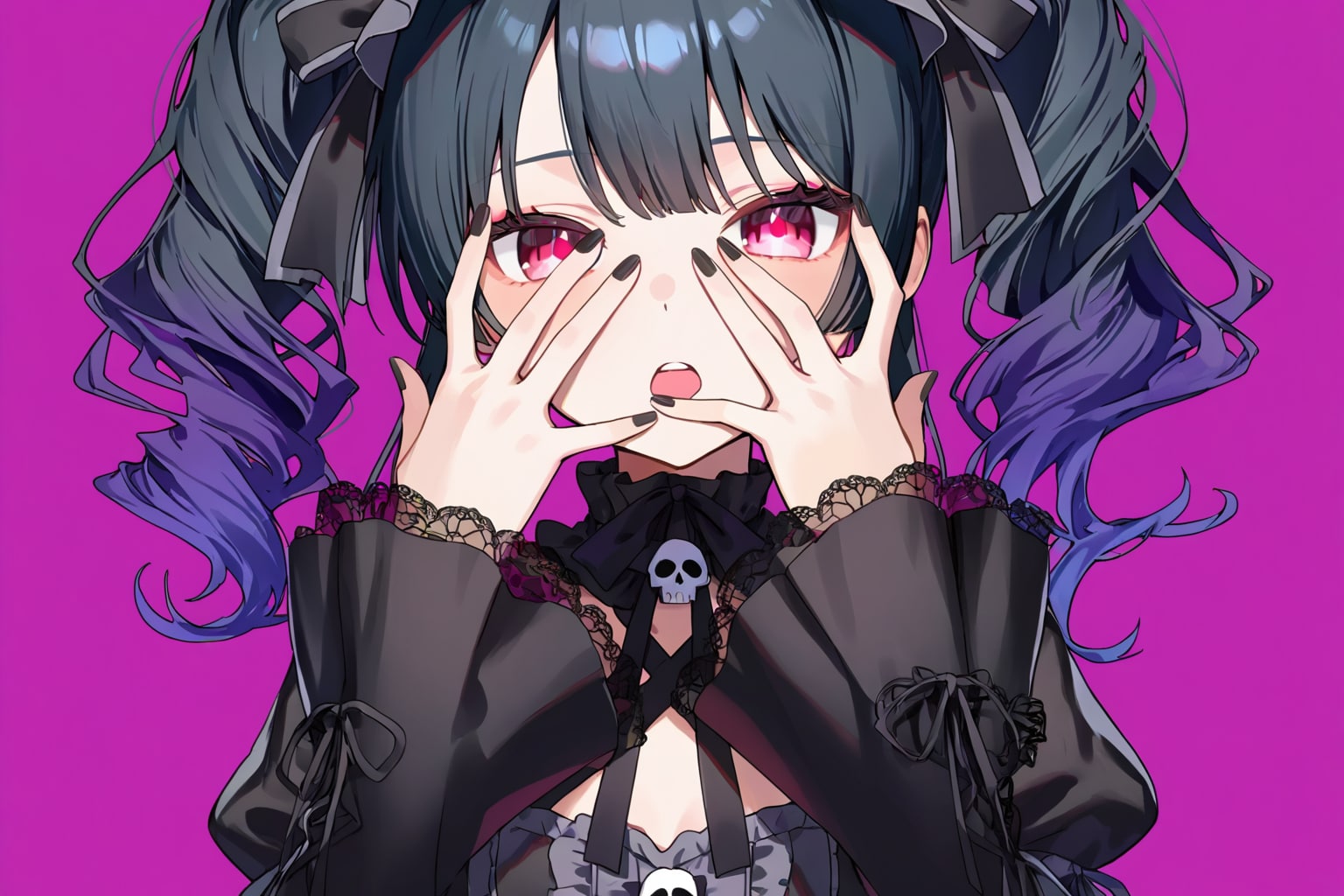 ワンポイントドクロ