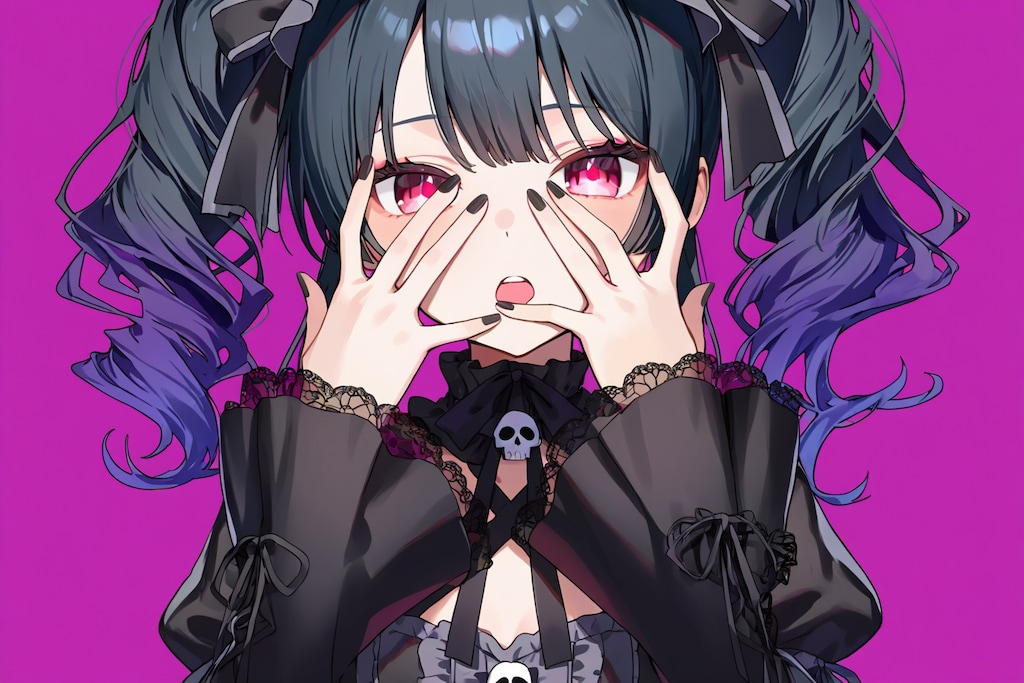 ワンポイントドクロ