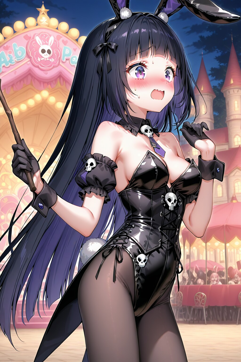 遊園地スタッフデスバニーちゃん