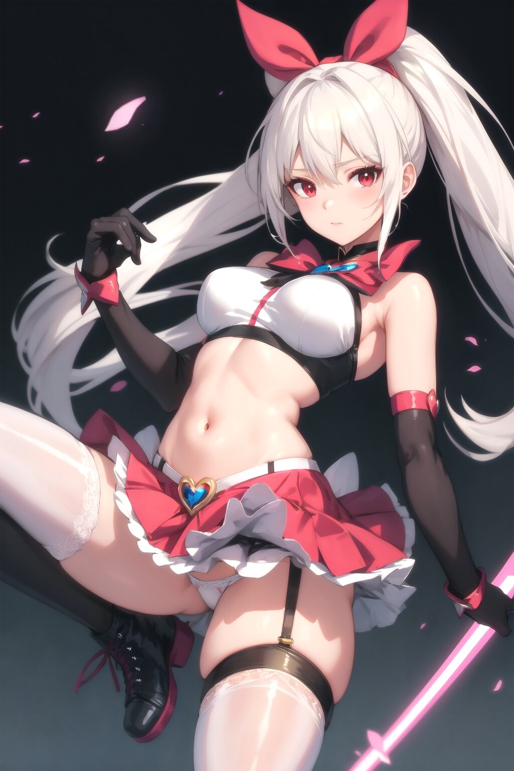 ガーターベルトの魔法少女