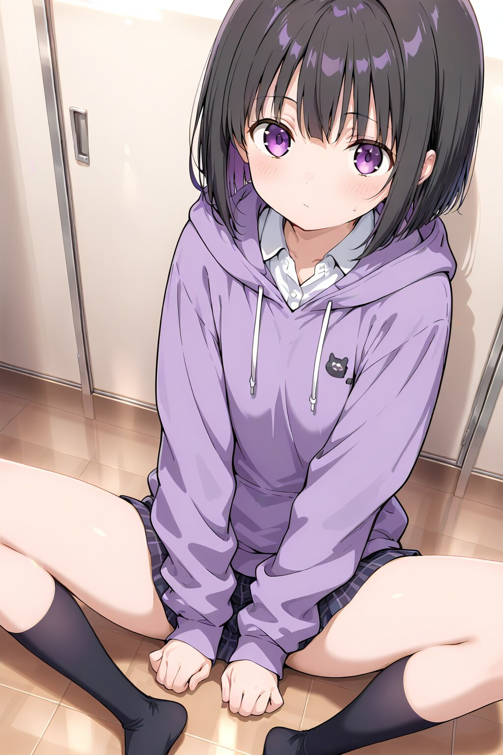 紫色が似合う女の子9