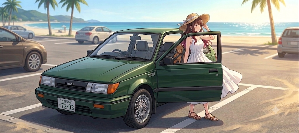 <Sumiちゃん>海に来た。