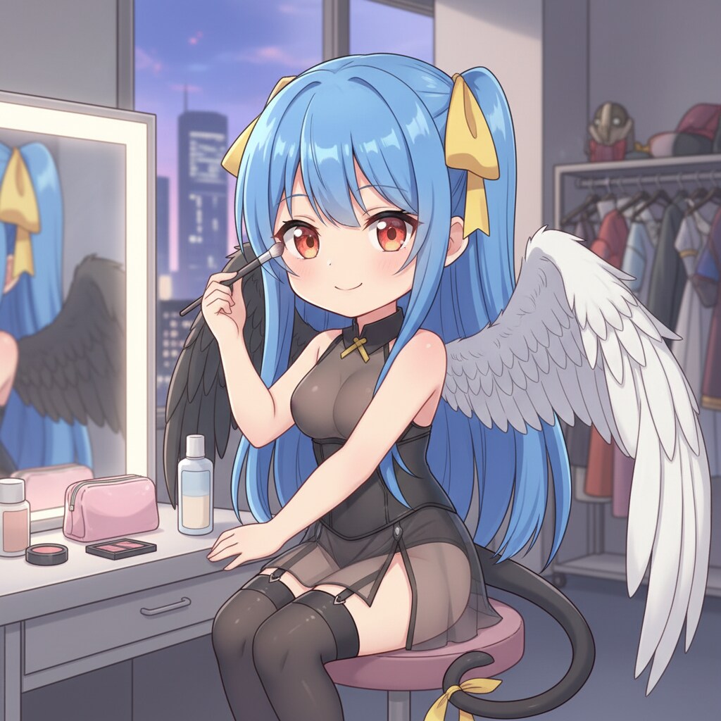 青ツイさん。コスメイク。chibi.