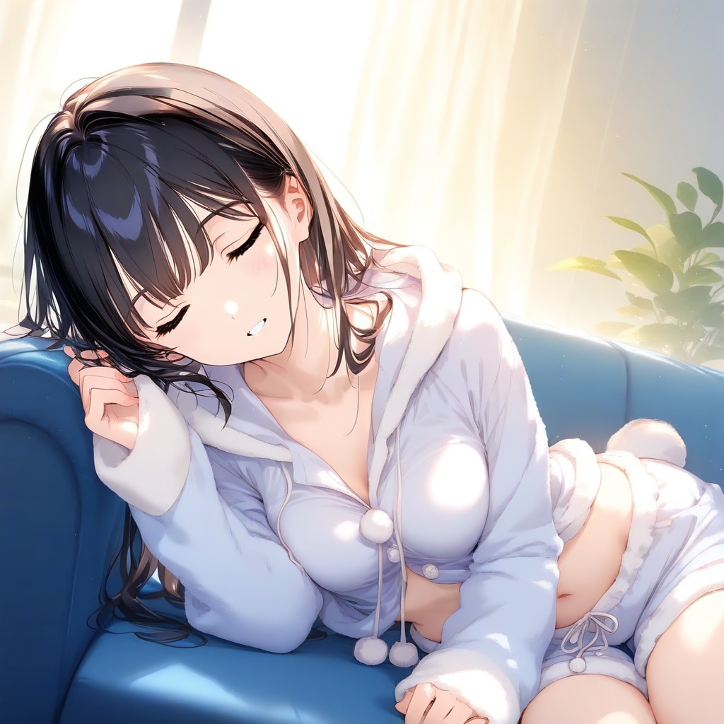 お昼寝中の凛ちゃん（３） | の人気AIイラスト・グラビア