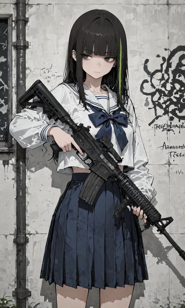 セーラー服と突撃銃