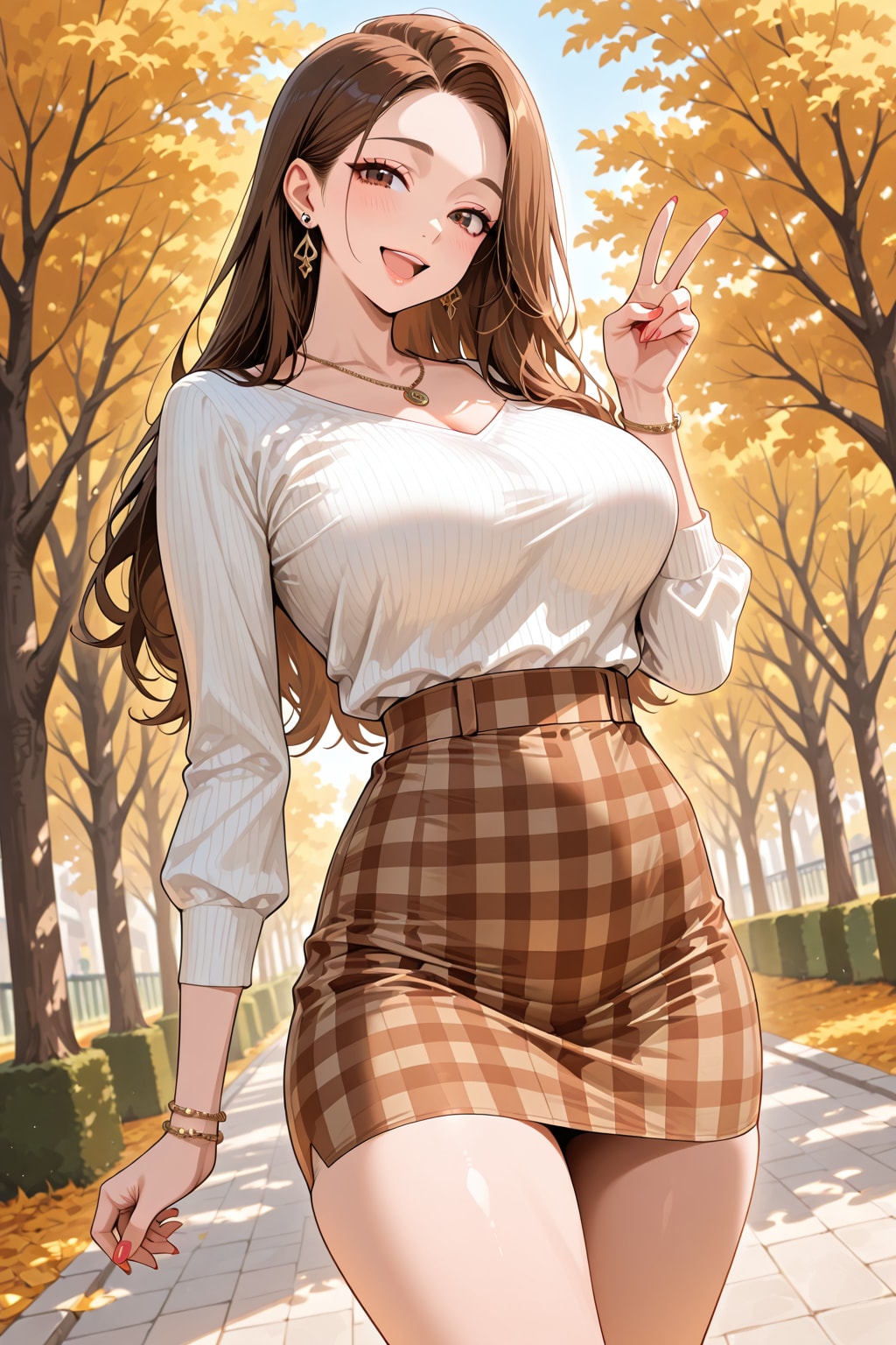 【SAUCE】はっぴーピース✌️🩵 | の人気AIイラスト・グラビア