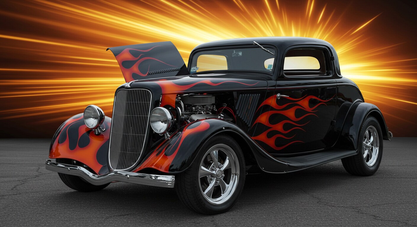 クラシックカーカスタム | の人気AIイラスト・グラビア