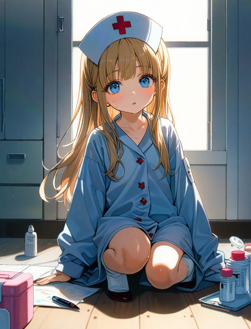 汗だくロリナース