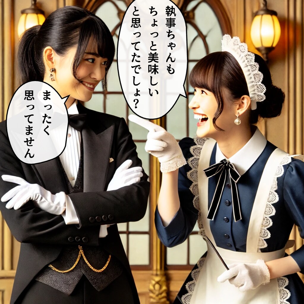 記念撮影したい執事ちゃん